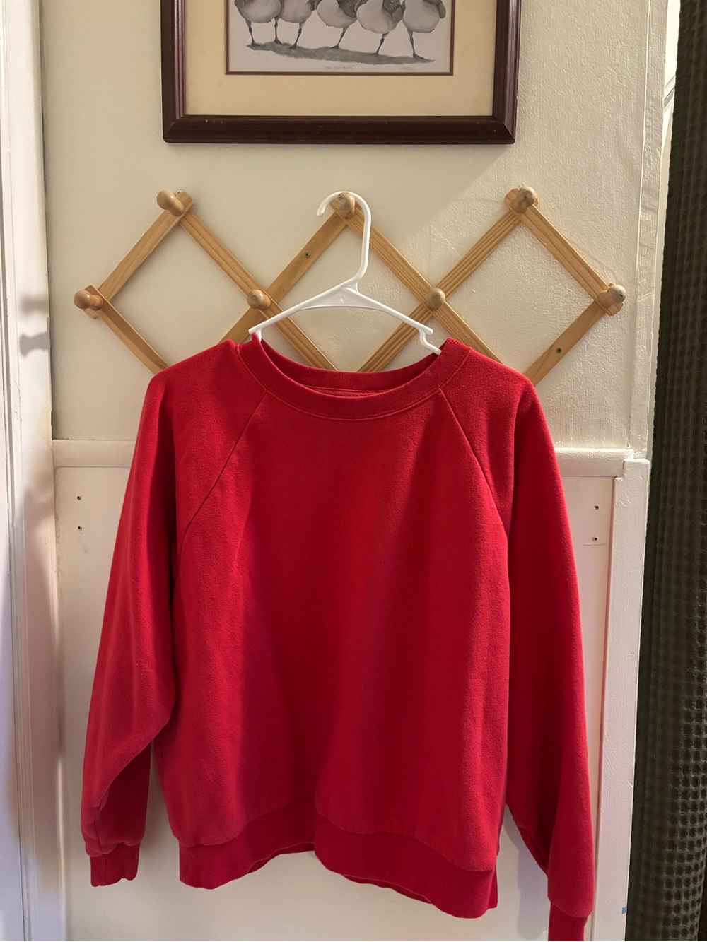 GAP Women’s Bright Red Crewneck Sweater